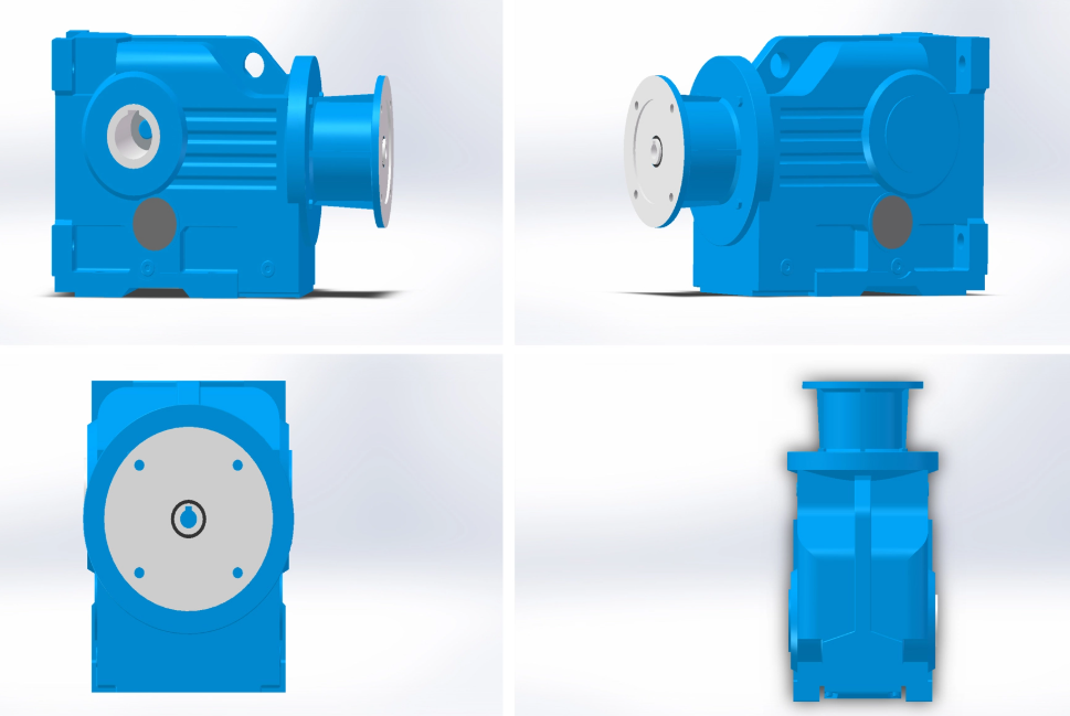 K-Series Helical Bevel Geared Motor
