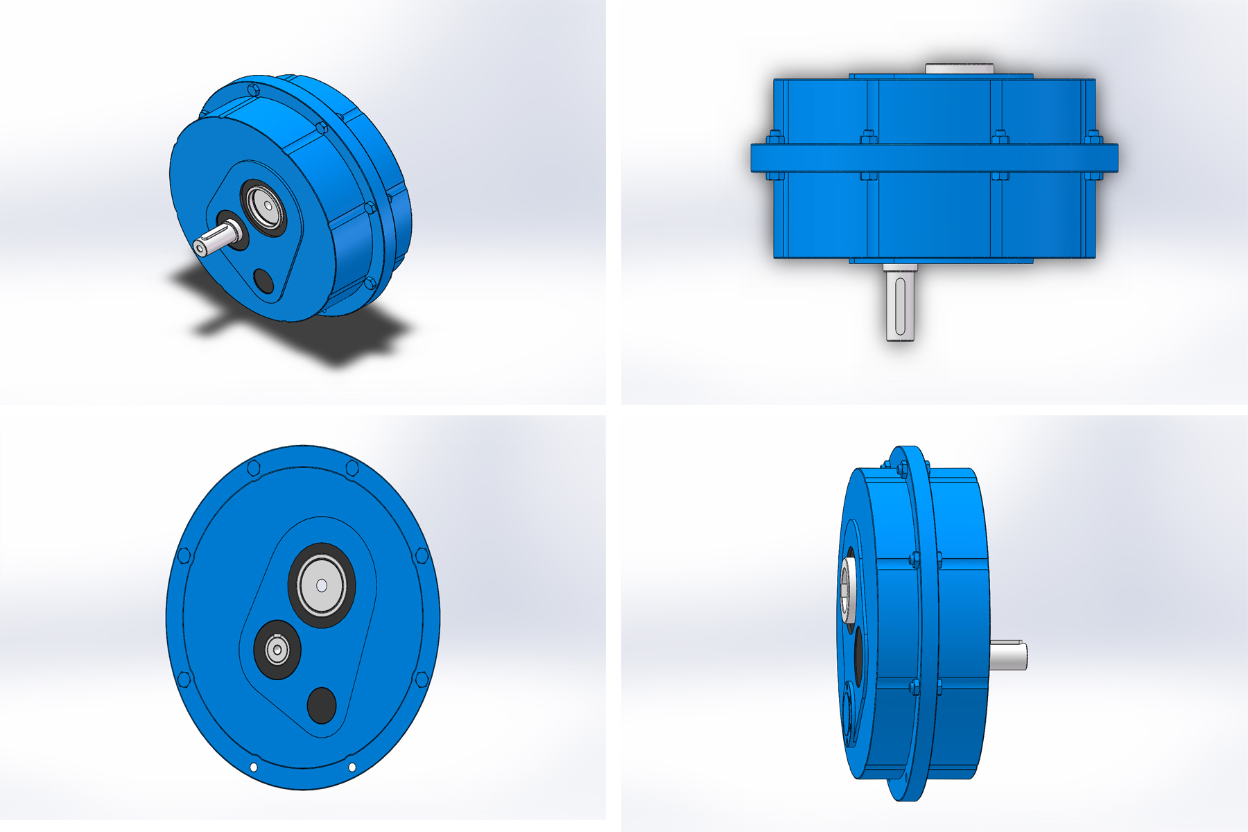 TA Shaft Mounted Helical Gearbox