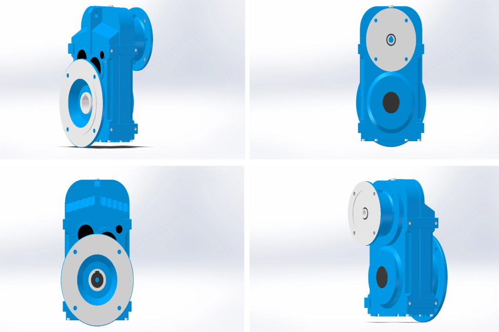 F series parallel shaft helical gear unit
