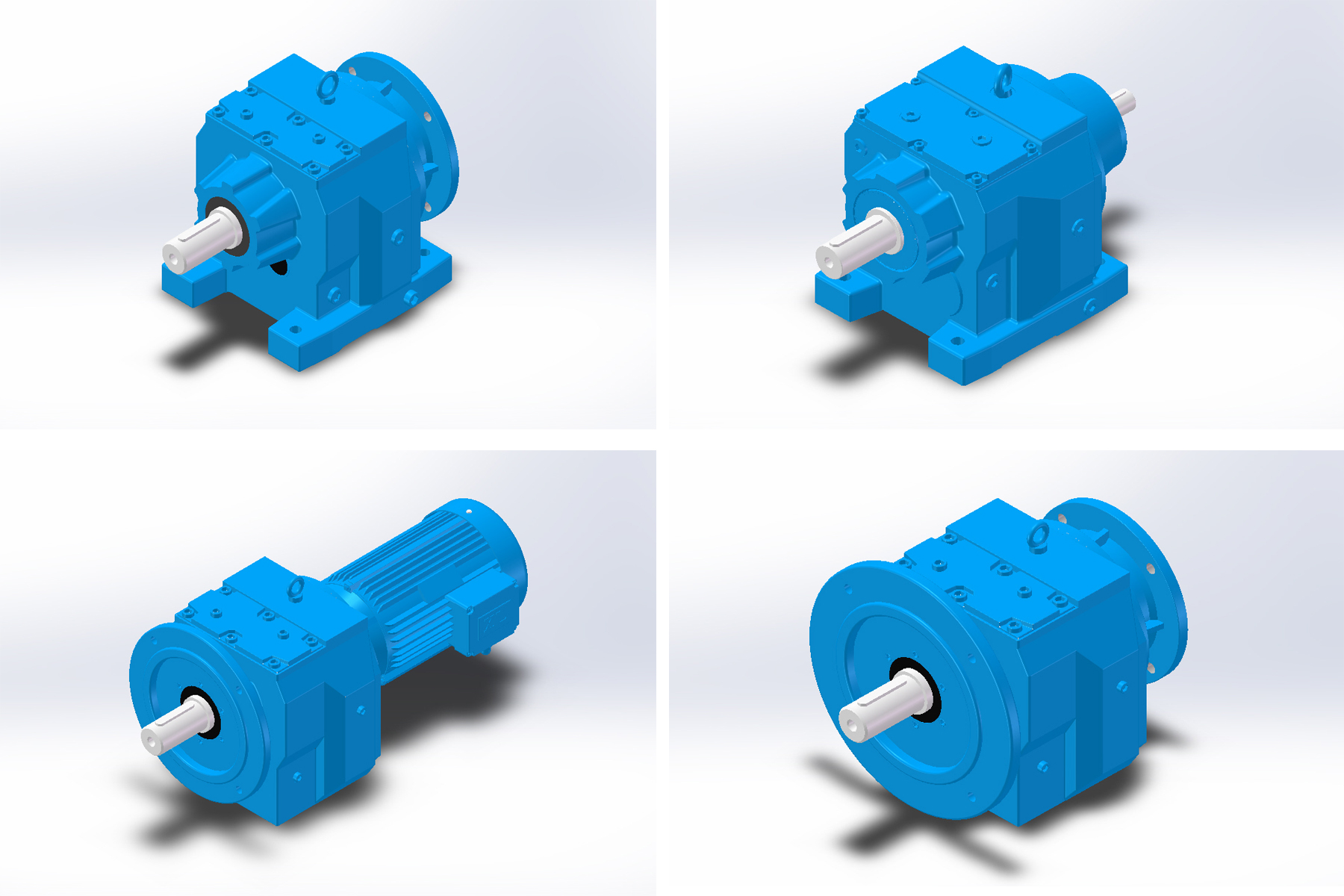 F-series Parallel Inline Shaft Gear Reductor 