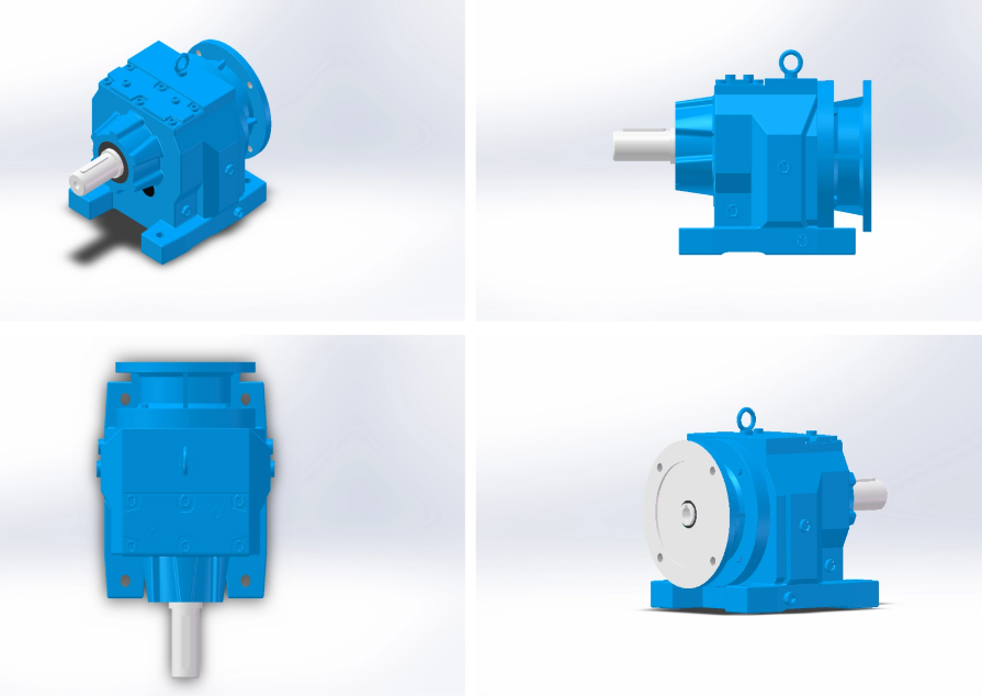  inline helical gearbox for conveyor
