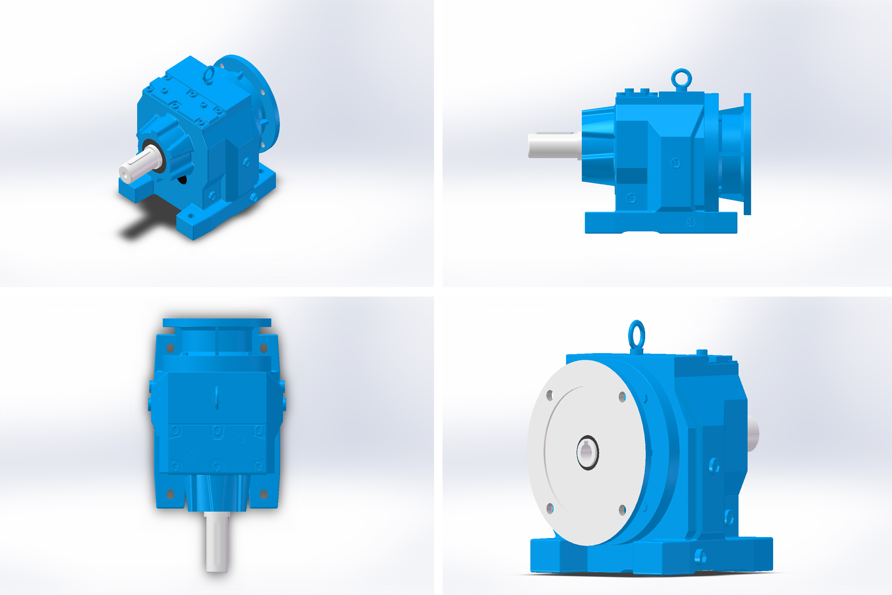 R series Inline helical gearbox