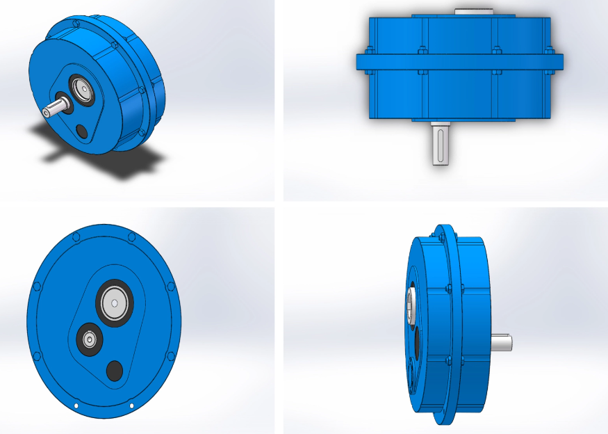 TA Series shaft mounted helical gearbox