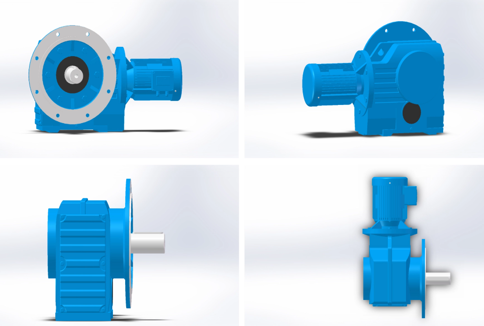 right angle helical bevel gearbox