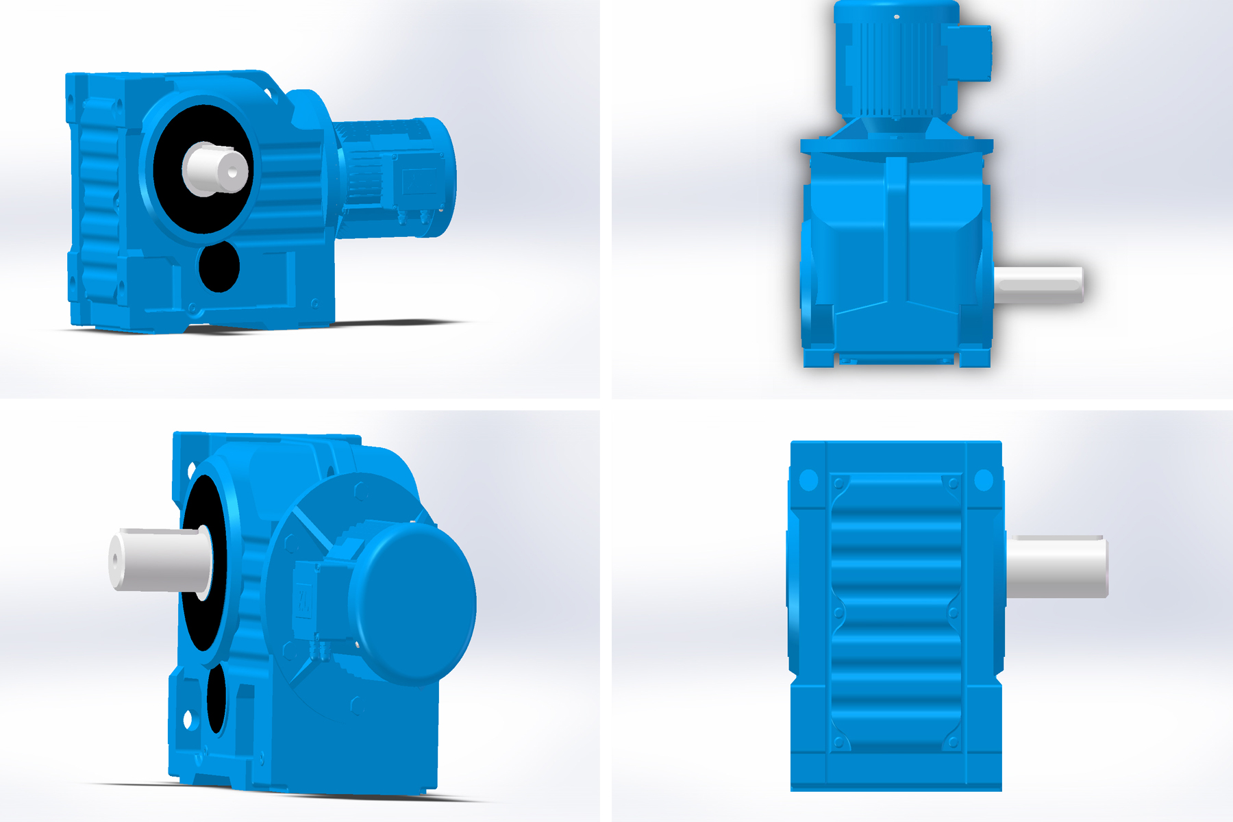 RIGHT ANGLE HELICAL BEVEL GEARBOX