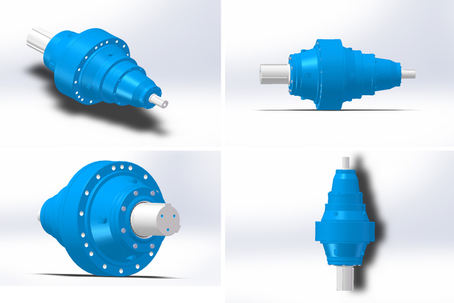 Right angle Planetary gear motor